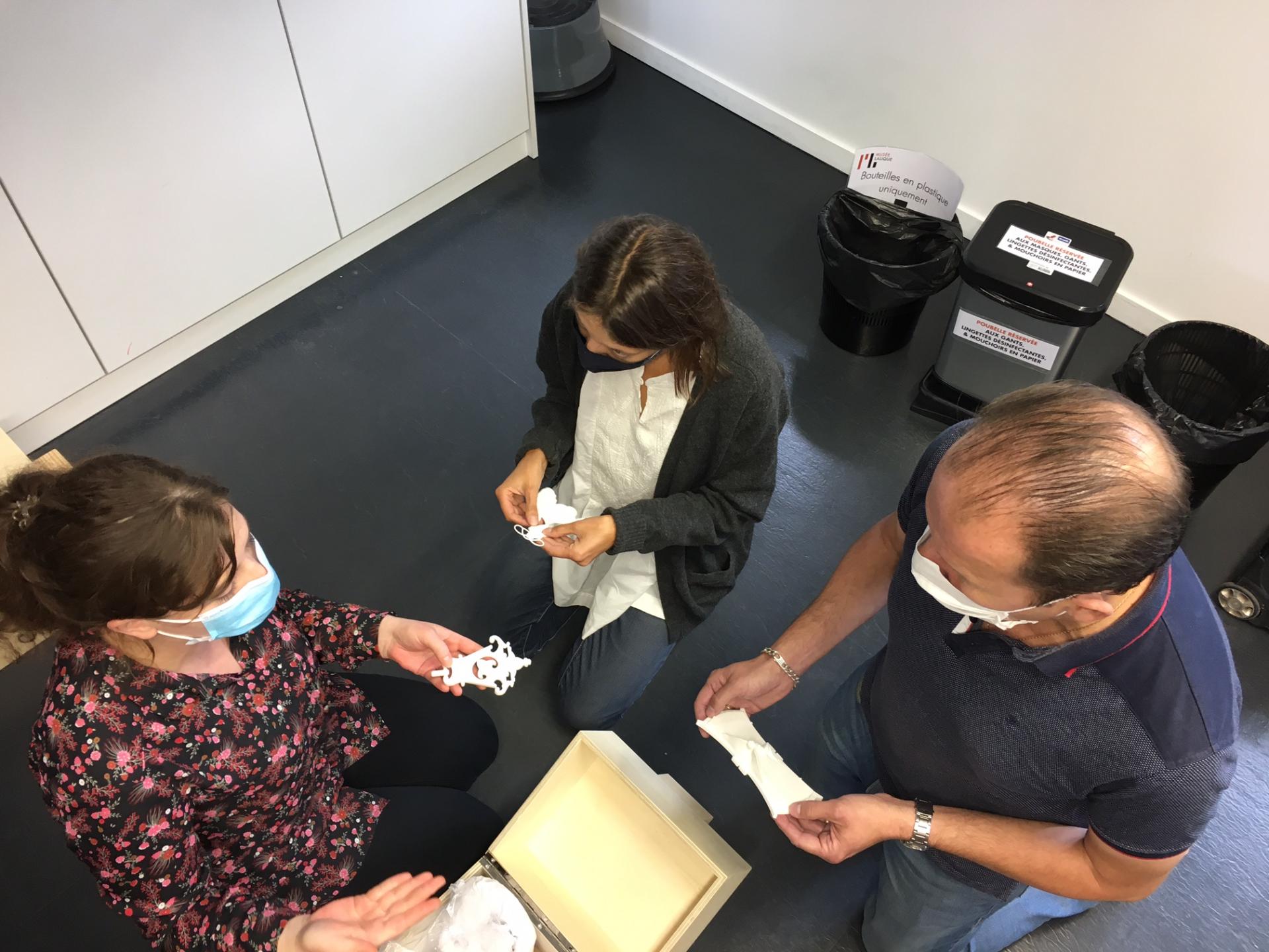 Formation avec masque covid